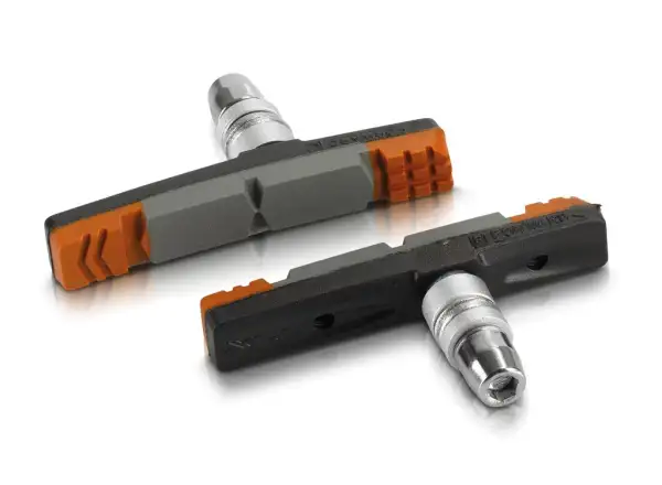XLC BS-V09 Pedale orange/grau/schwarz 4 Stück