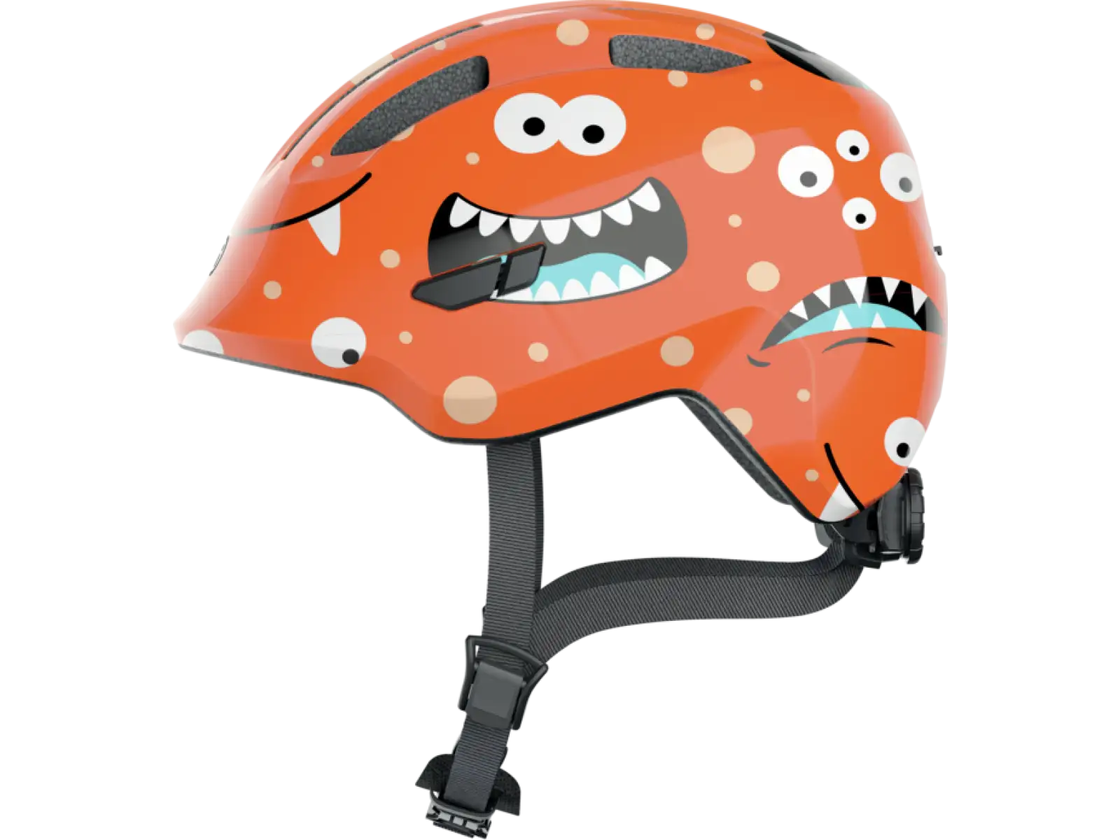 Abus Smiley 3.0 Kinderhelm Orange Monster