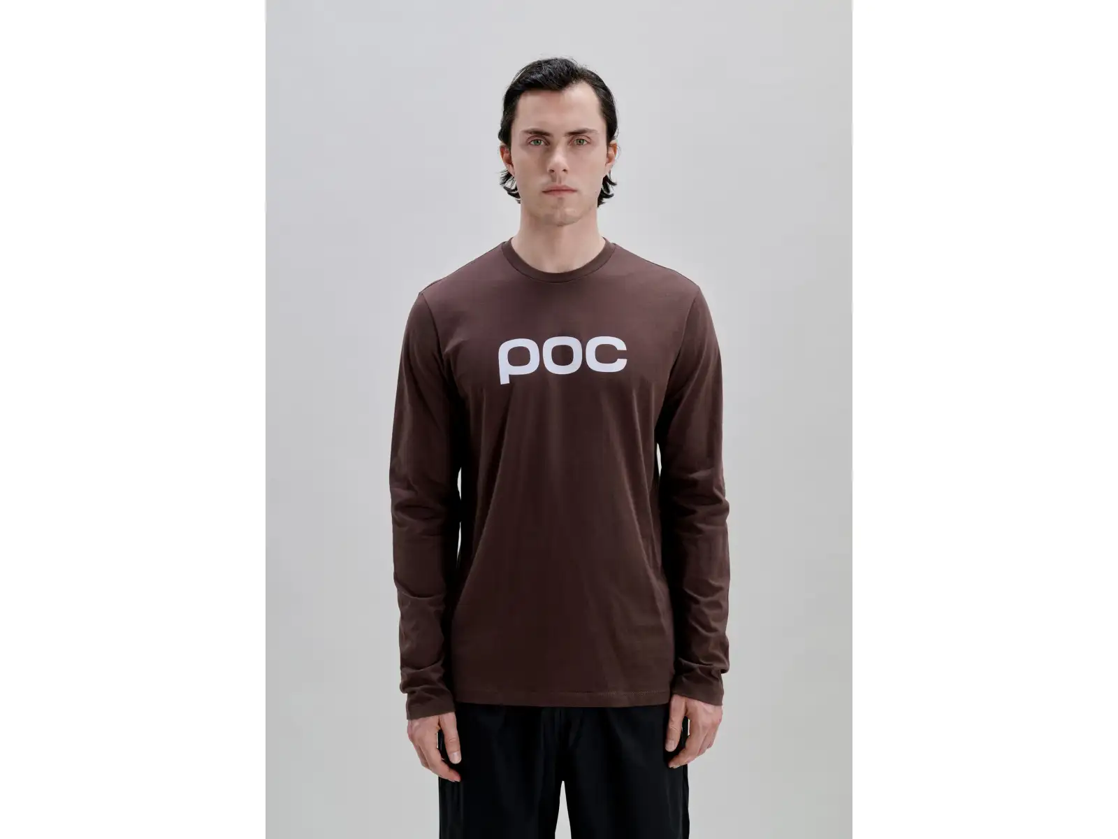 POC L/S Tee Langarm-T-Shirt Bronzite Brown