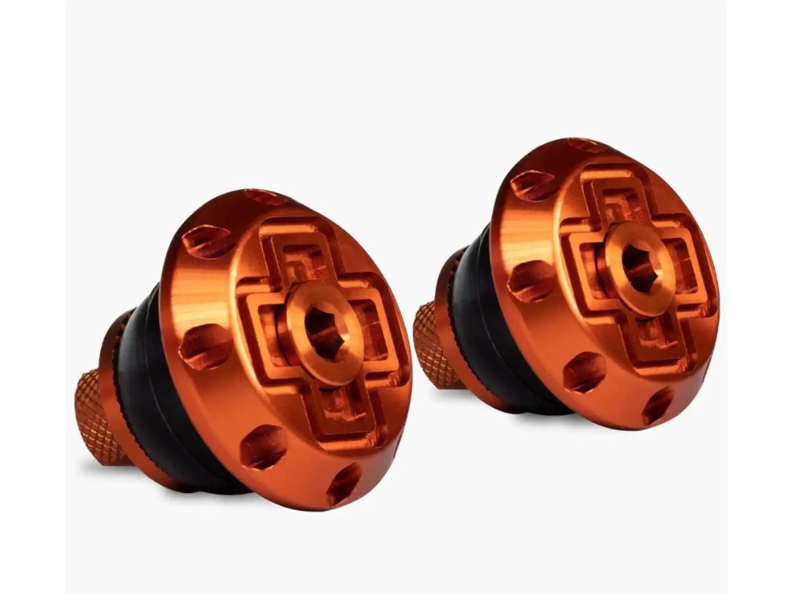 Muc-Off Disco Bar End Plugs Lenkerendenstopfen in Orange