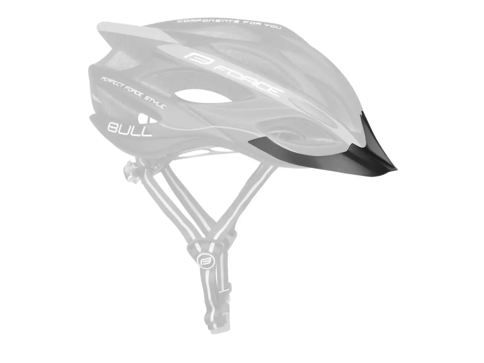 Force Bull Hue MIPS Helm schwarz/grau
