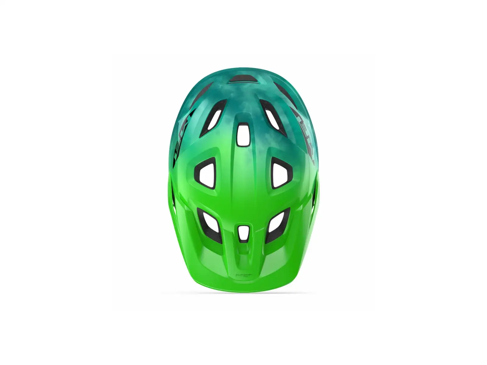 MET Eldar Junior Helm grün Tie-Dye Größe Uni (52-57 cm)
