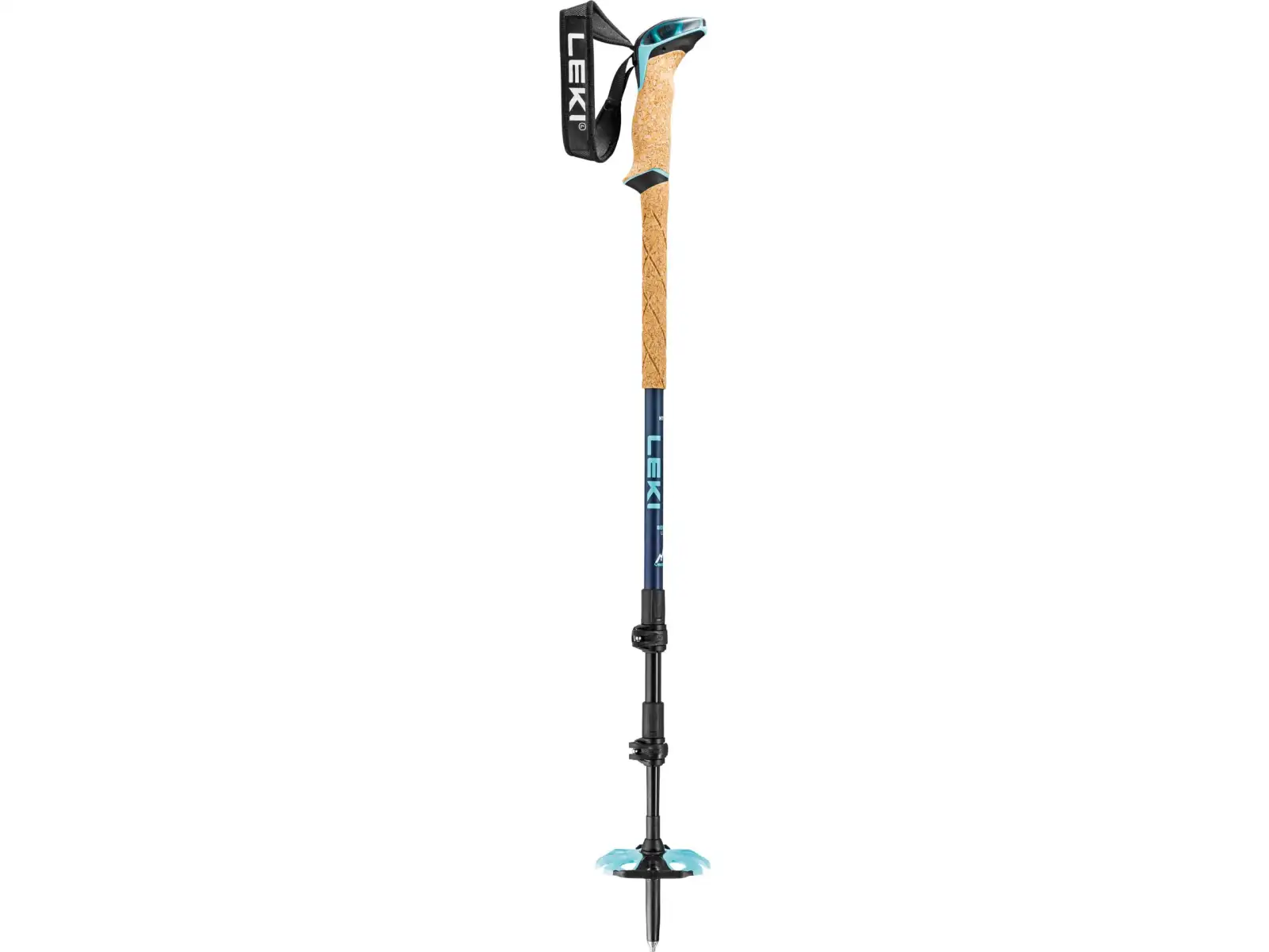Leki Winter Tour Bernina Lite 3 Damen-Skistöcke Denim Blau/Dunkelblau/Mint 100-135 cm