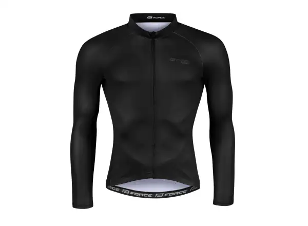 Force Pure Herren Langarmtrikot Schwarz