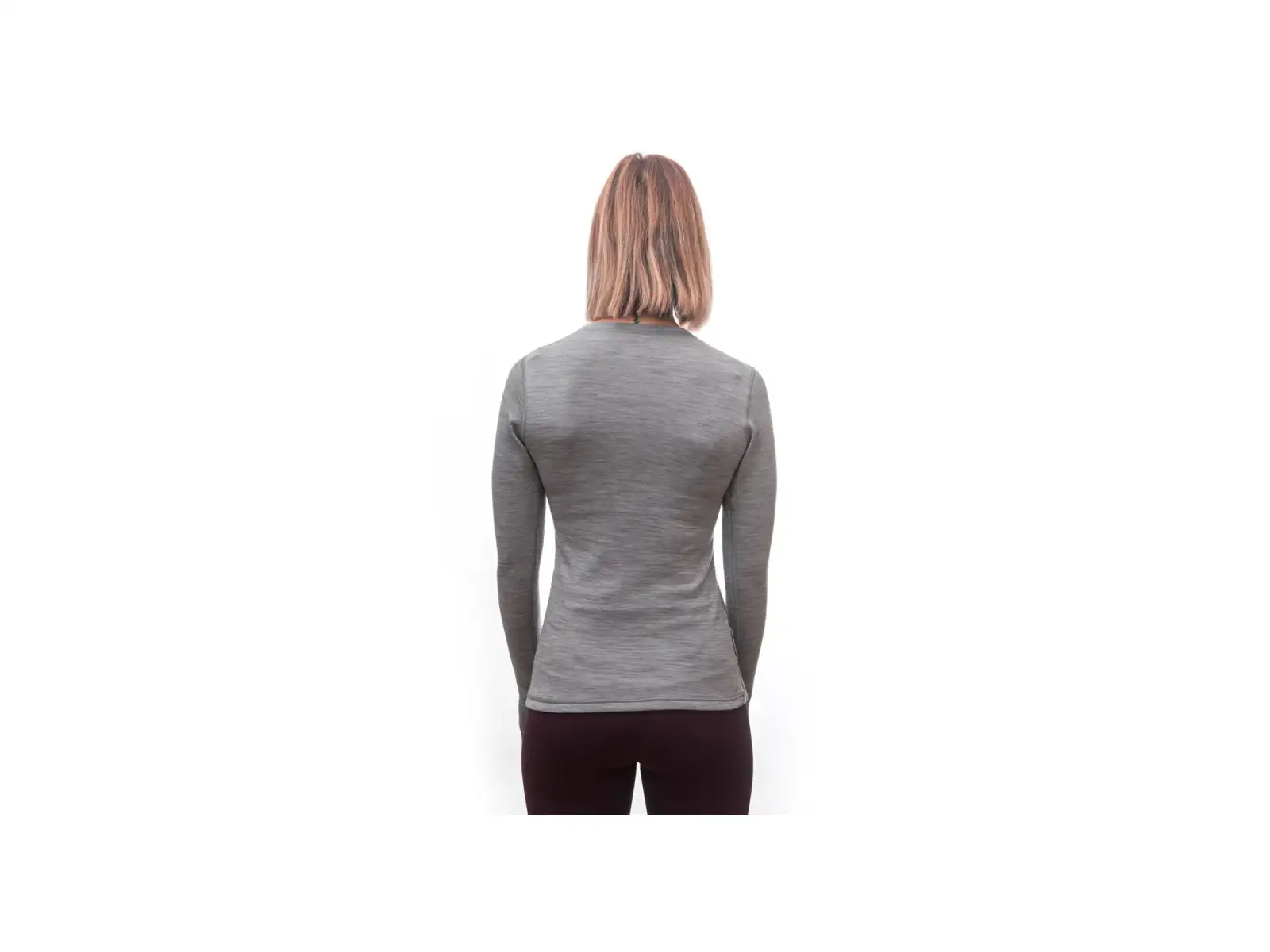Sensor Merino Bold Damen Langarmshirt Cool Gray