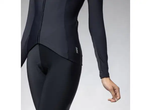 Alé R-EV1 Warm Race 2.0 Damen Thermotrikot Langarm schwarz