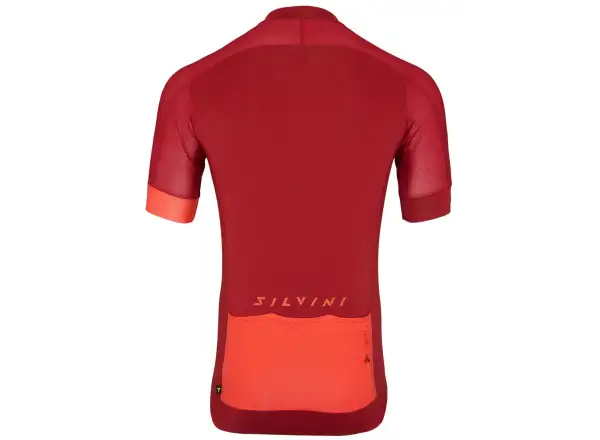 Silvini Carnio Herren-Trikot kurzarm Merlot/Ruby