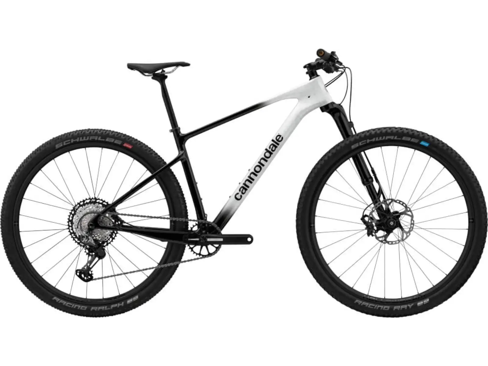 Cannondale Scalpel HT Hi-MOD 1 Mountainbike Weiß VORFÜHRRAD