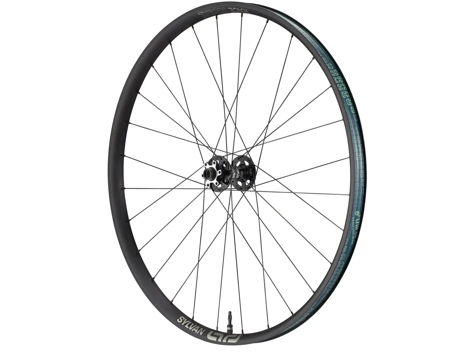 E-13 Sylvan Race Alloy Boost 27.5" vordere Speichenrad Schwarz