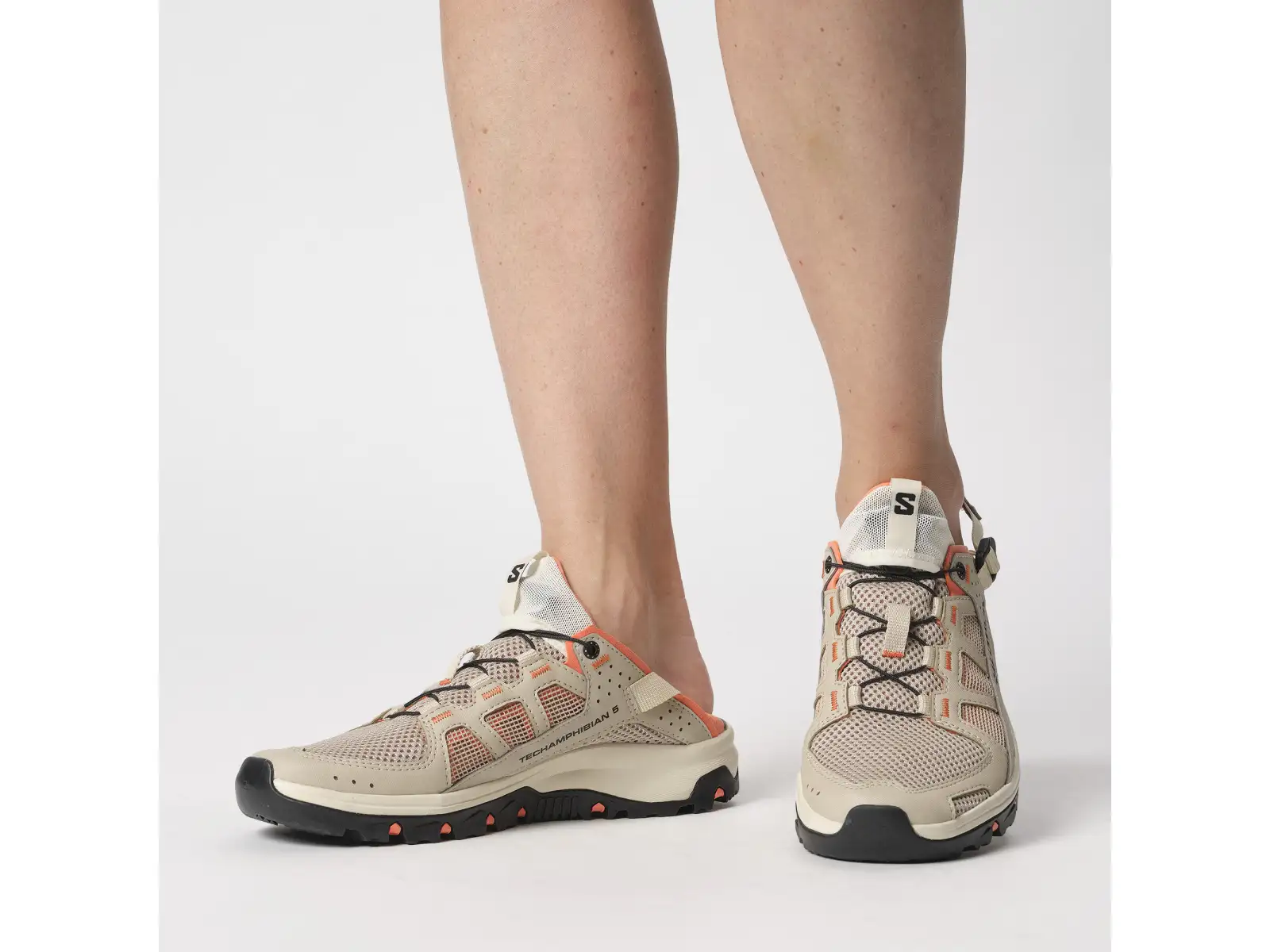 Salomon Techamphibian 5 White pepper/Bleached Sand/Living Coral