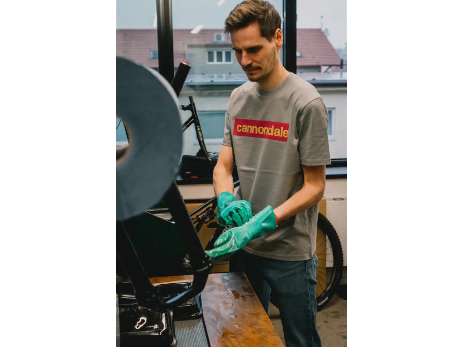 Cannondale Lifestyle Unisex T-Shirt Kurzarm Mgr/Orc/Pyl