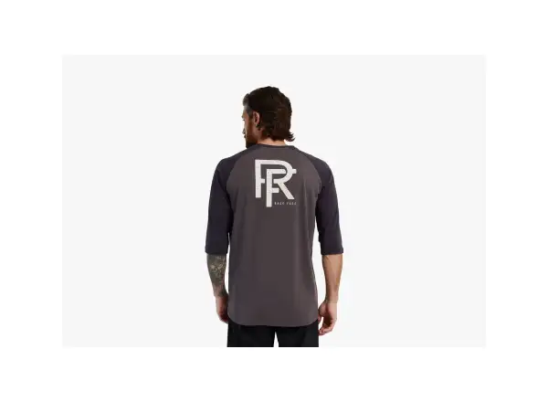 Race Face Commit Herren T-Shirt 3/4 Ärmel Charcoal