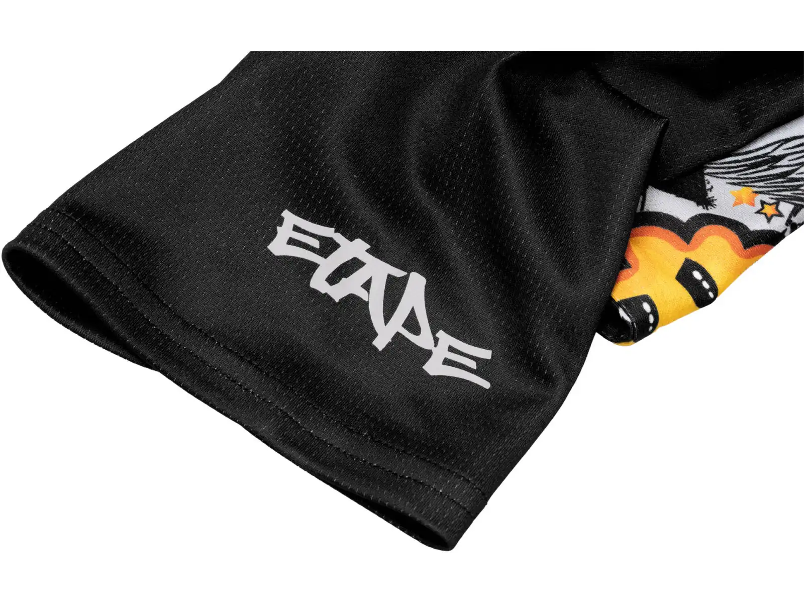 Etape Boom Kindertrikot Kurzarm schwarz/Grafik