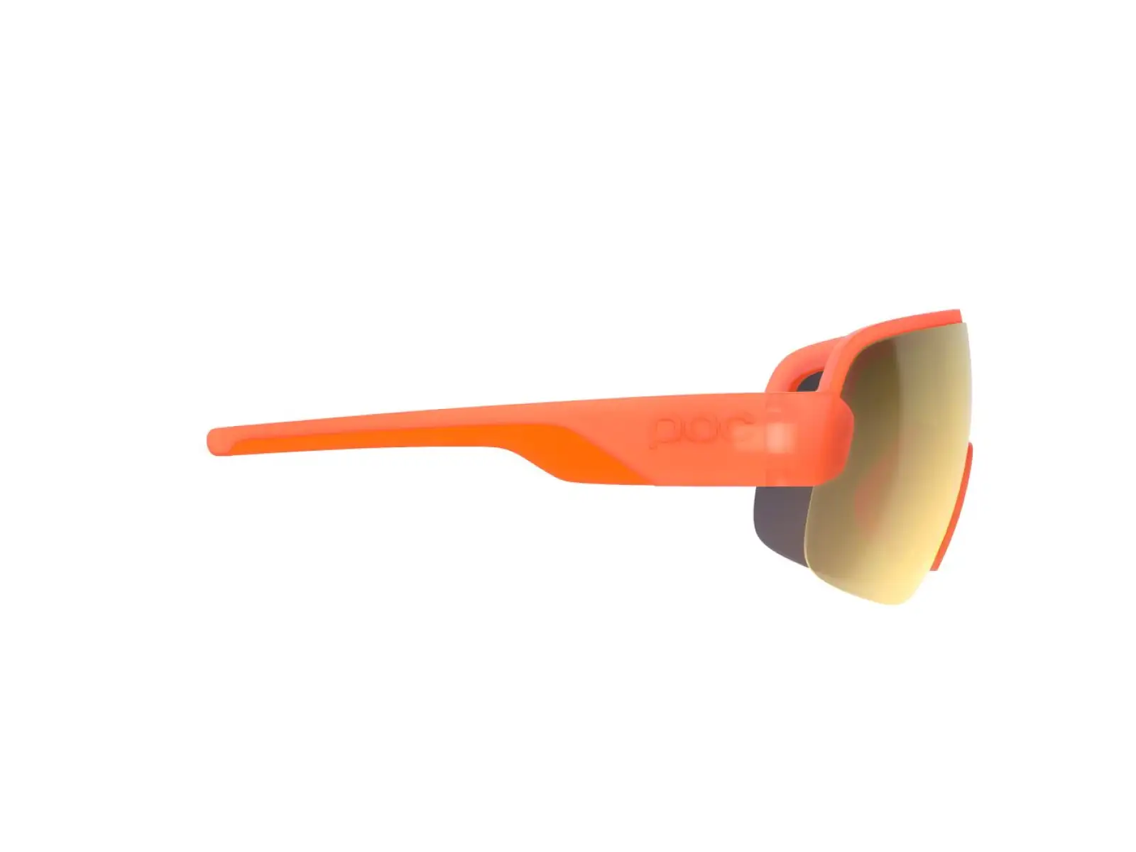POC Aim Brille Fluorescent Orange Translucent/Violet Gold Mirror