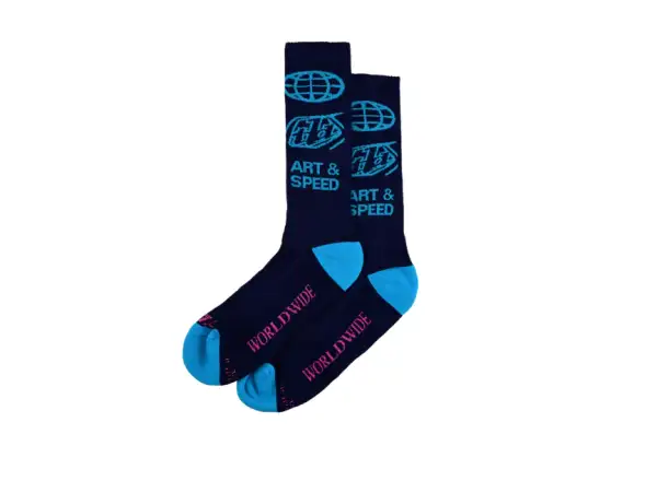 Troy Lee Designs Performance Worldwide Socken Midnight