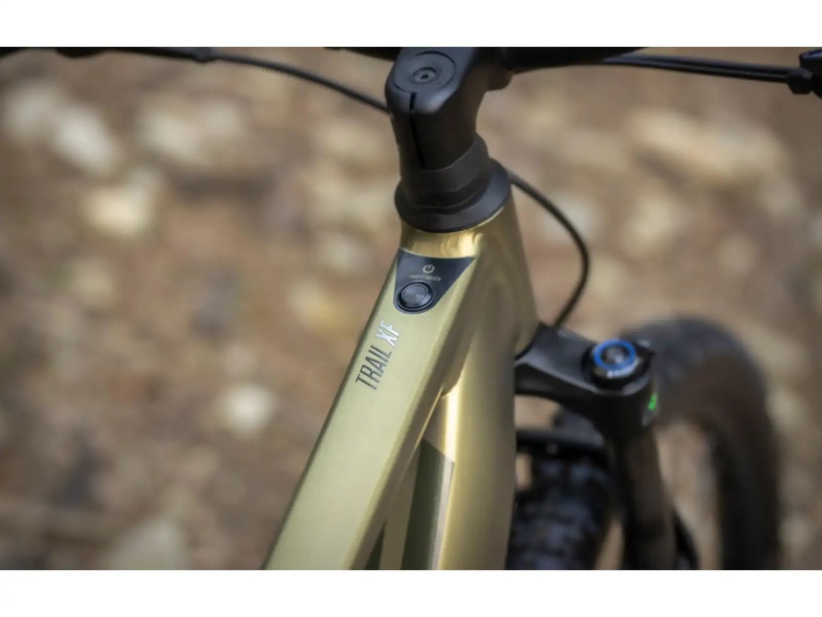Superior eXF 8089 Fully Suspended E-Bike Matte Olive Metallic/Chrome Silver