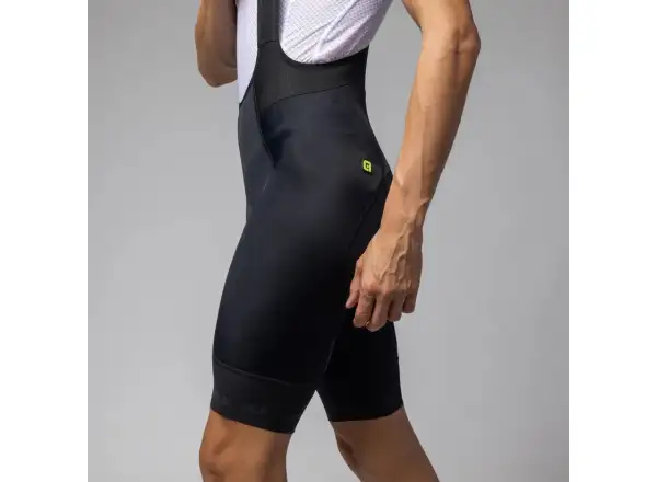 Alé PR-E Strada 2.0 Herren Radhose mit Einsatz und Trägern Black