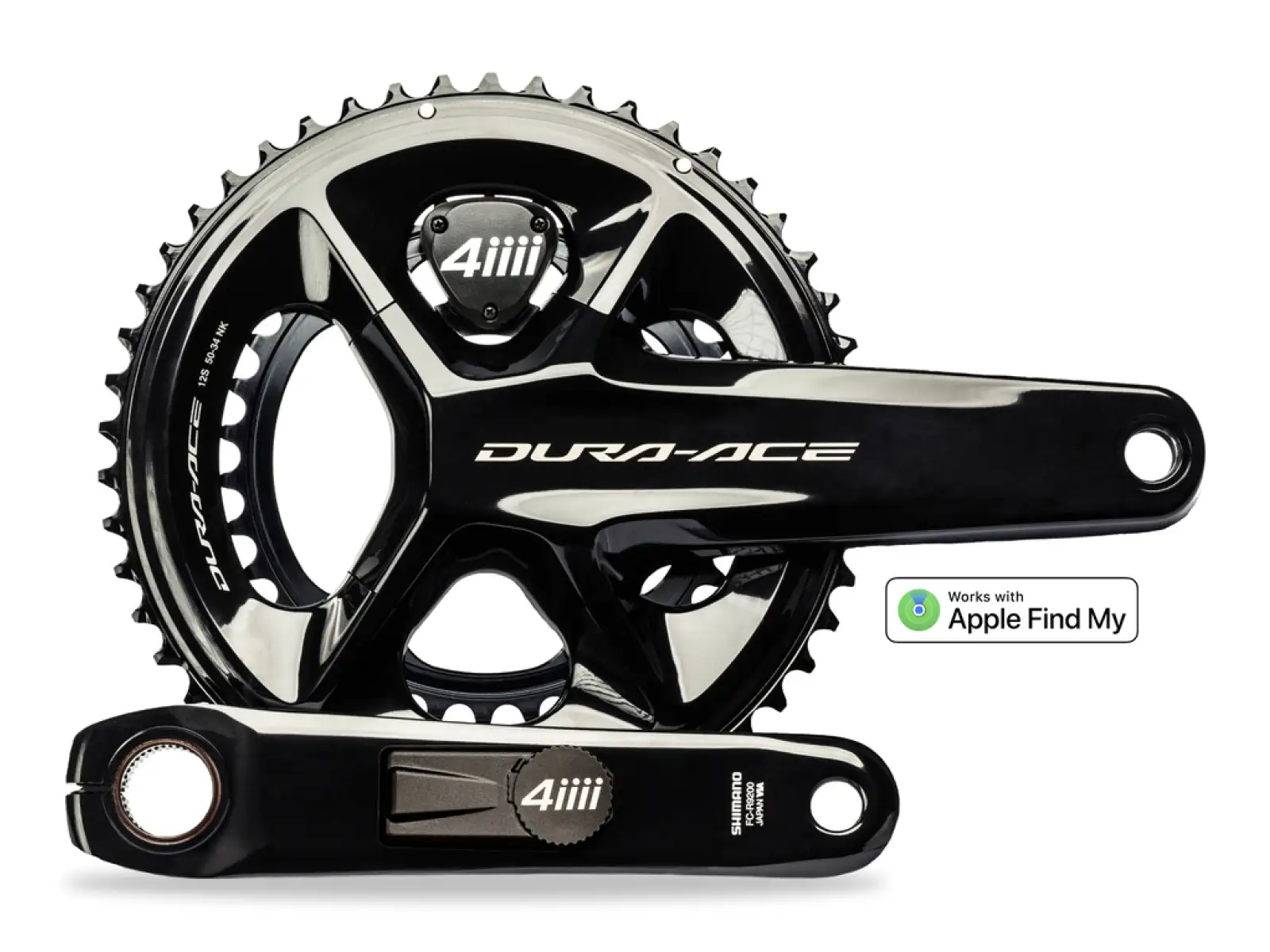 4iiii Shimano Dura-Ace FC-R9200 Precisio 3+ Pro Dual Kurbeln 2x12 54x40 Zähne