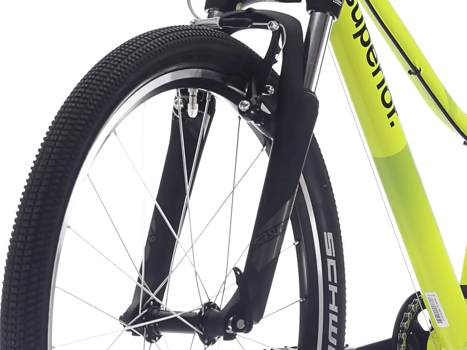Superior RACER 24 Kinderfahrrad Matte Radioactive Yellow