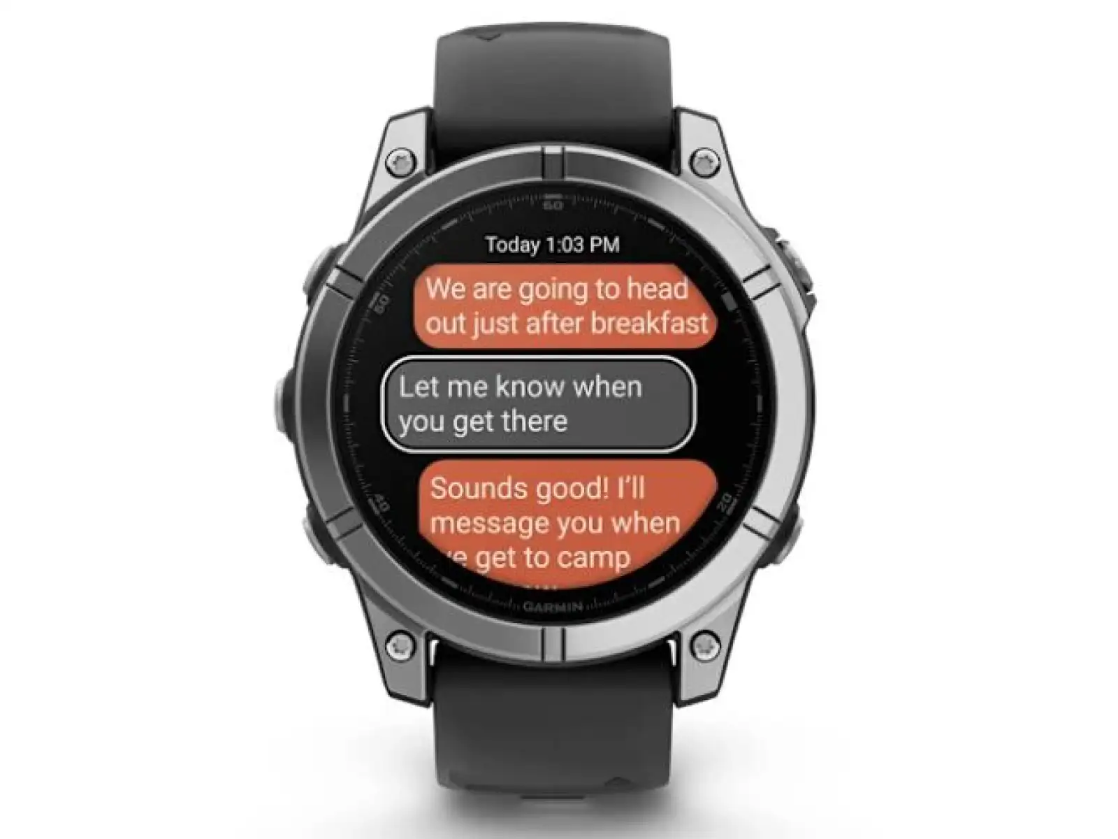 Garmin fenix E - 47 mm AMOLED Smartwatch aus Edelstahl