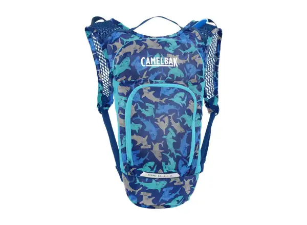 Camelbak Mini Mule Kinder-Rucksack 5 l + Reservoir 1,5 l Sharks