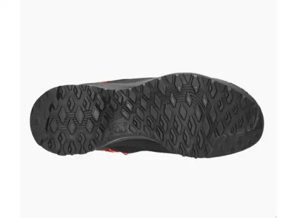Salewa WS Wildfire Leather Damen Schuhe Schwarz/Fluo Koralle