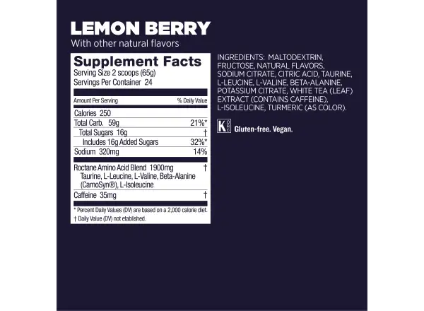 GU Roctane Drink Mix 1560 g Lemon/Berry