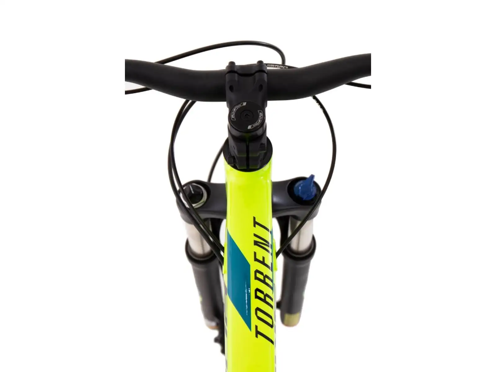 Rock Machine Torrent 20-29 Mountainbike hochglänzend radioaktives Gelb/Schwarz/Petrolblau