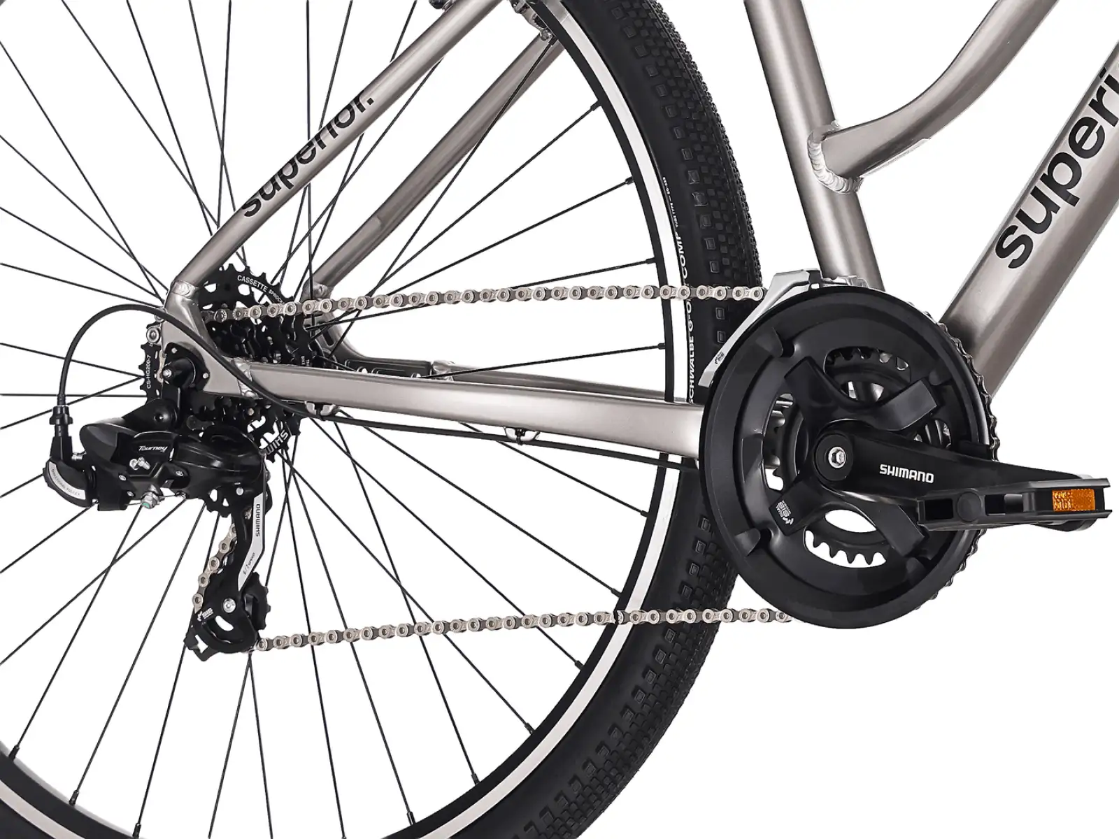 Superior Blox 6.0 MS Trekkingrad Gloss Dark Chrome