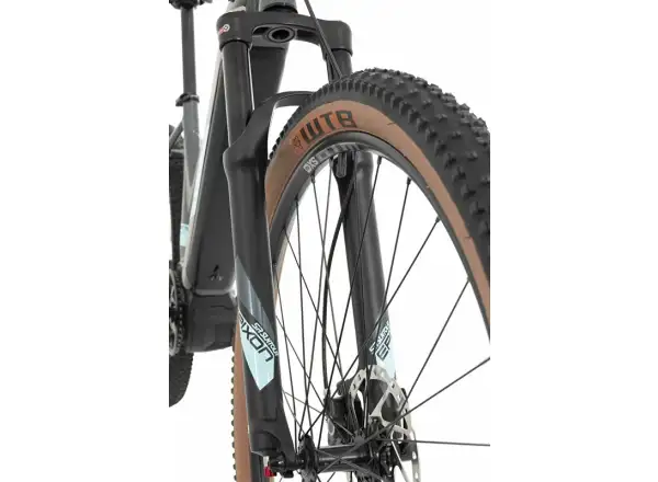 Rock Machine Torrent INT e70-29 Bosch Damen Mountain E-Bike in dunklem Silber/Schwarz/Lichtminze