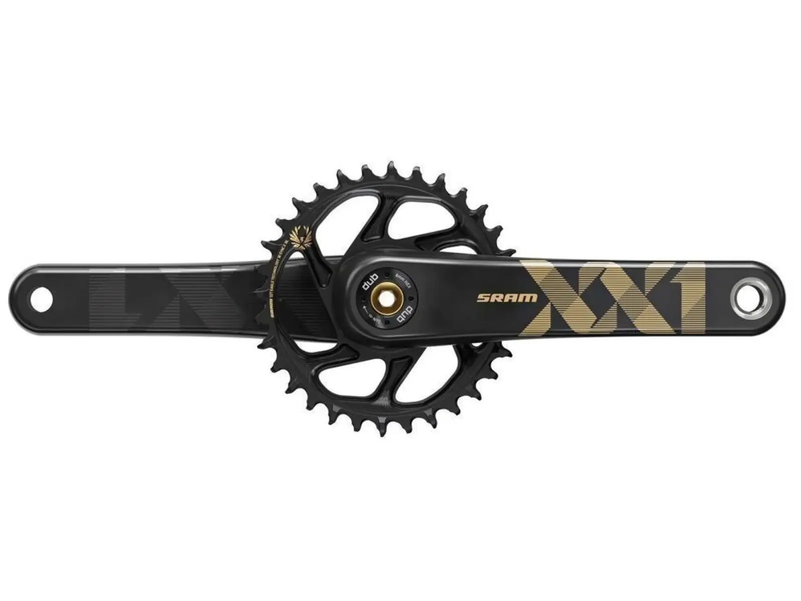 Sram Eagle XX1 Kurbeln DUB Boost 170 mm 34 Zähne Gold