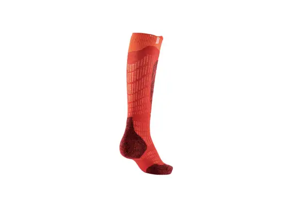 Sidas Ski Merino Junior Kinder-Skistrümpfe rot-orange