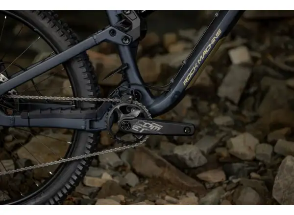 Rock Machine Whizz FS I 50 Mountainbike Matte Milliardär Blau.