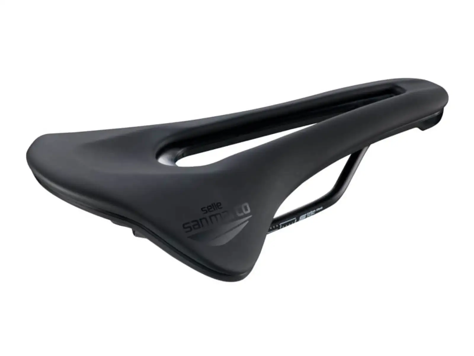 Selle San Marco Shortfit 2.0 Open-Fit Sport Wide Sattel Schwarz
