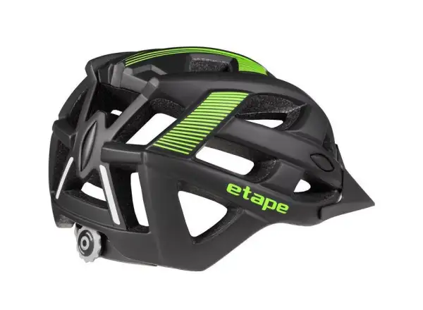 Etape Escape Fahrradhelm schwarz/grün matt