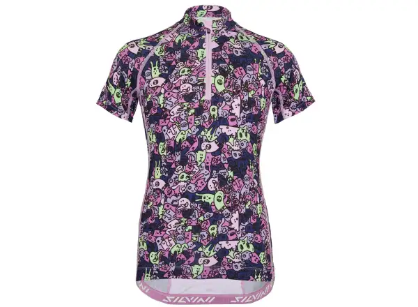 Silvini Scrivia Kindertrikot kurzarm Blush/Green