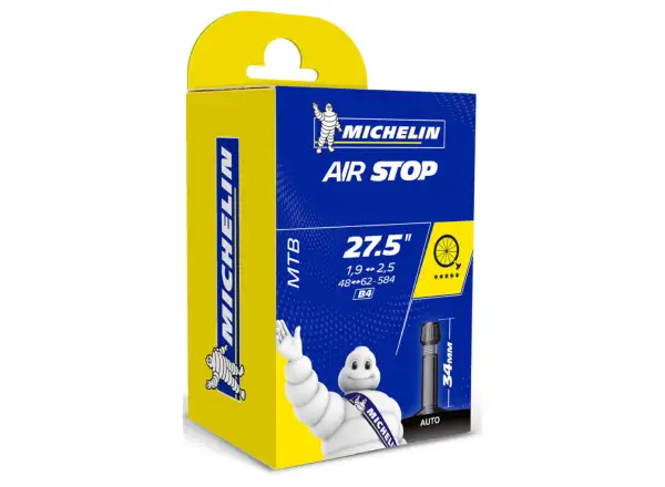 Michelin Air Stop 27,5x1,85-2,40" MTB Schlauch mit Presta-Ventil 48 mm Galv.