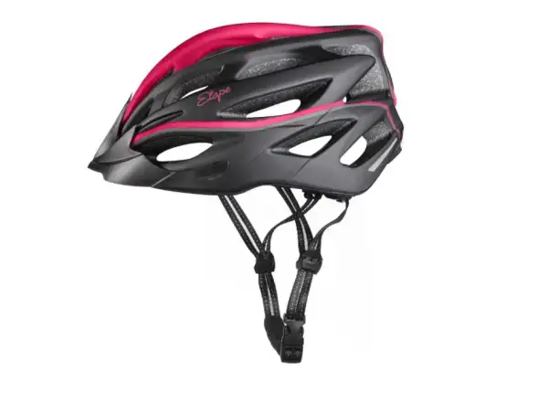 Etape Vesper Fahrradhelm schwarz/pink matt