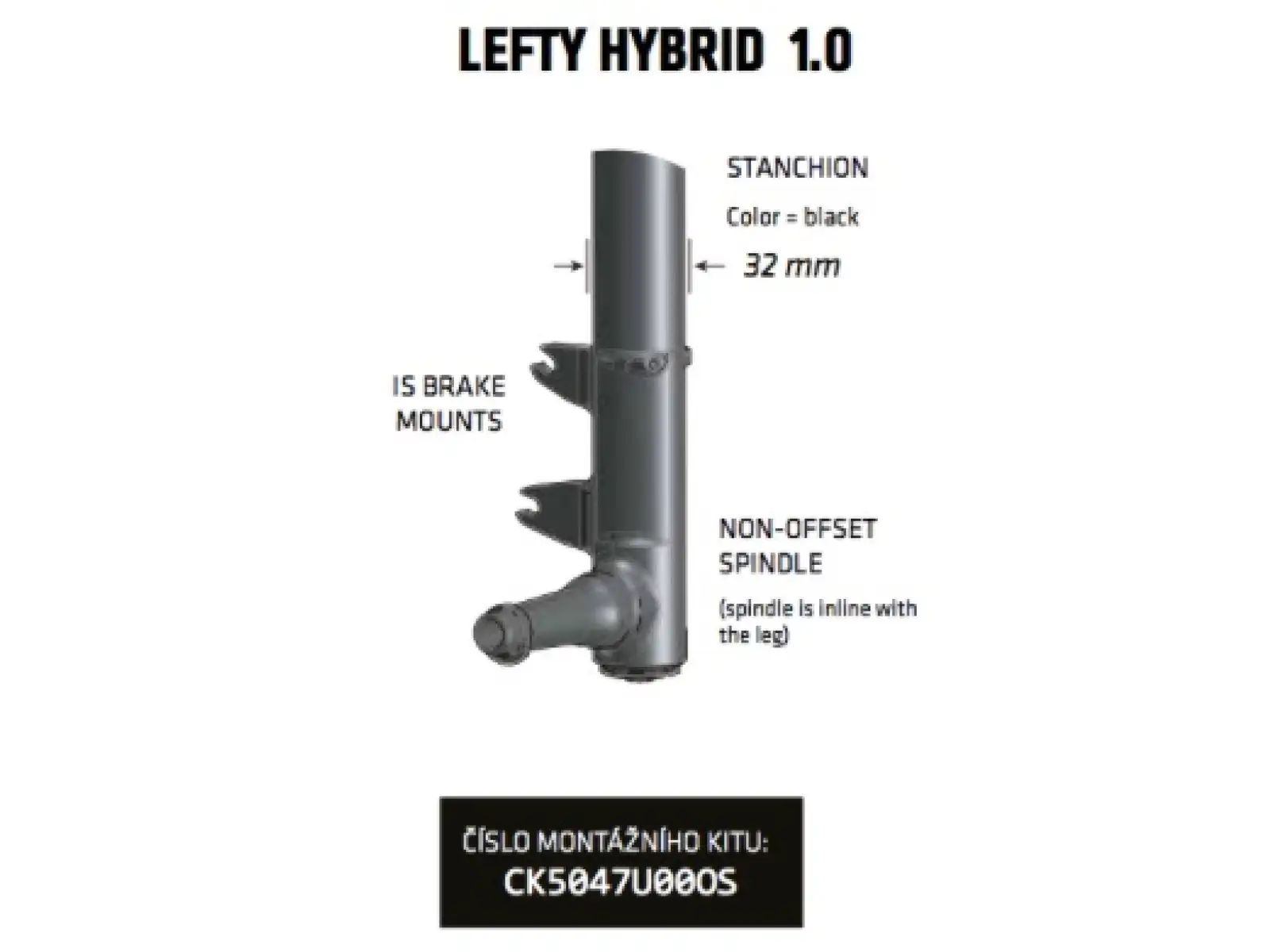 Cannondale 2Spring Air Upgrade-Kit für Lefty 1.0 32mm (CK5047U00OS)