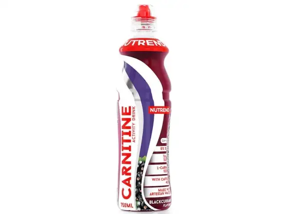 Nutrend Carnitine Getränk mit Koffein 750 ml Schwarze Johannisbeere