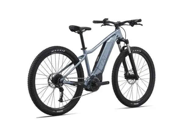 Liv Tempt E+ 2 E-Bike in blauem Jeans-Look.