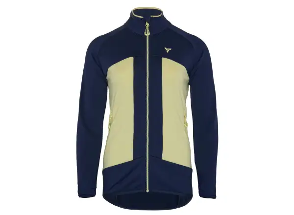 Silvini Valdaora Damen-Sweatshirt Navy/Yellow