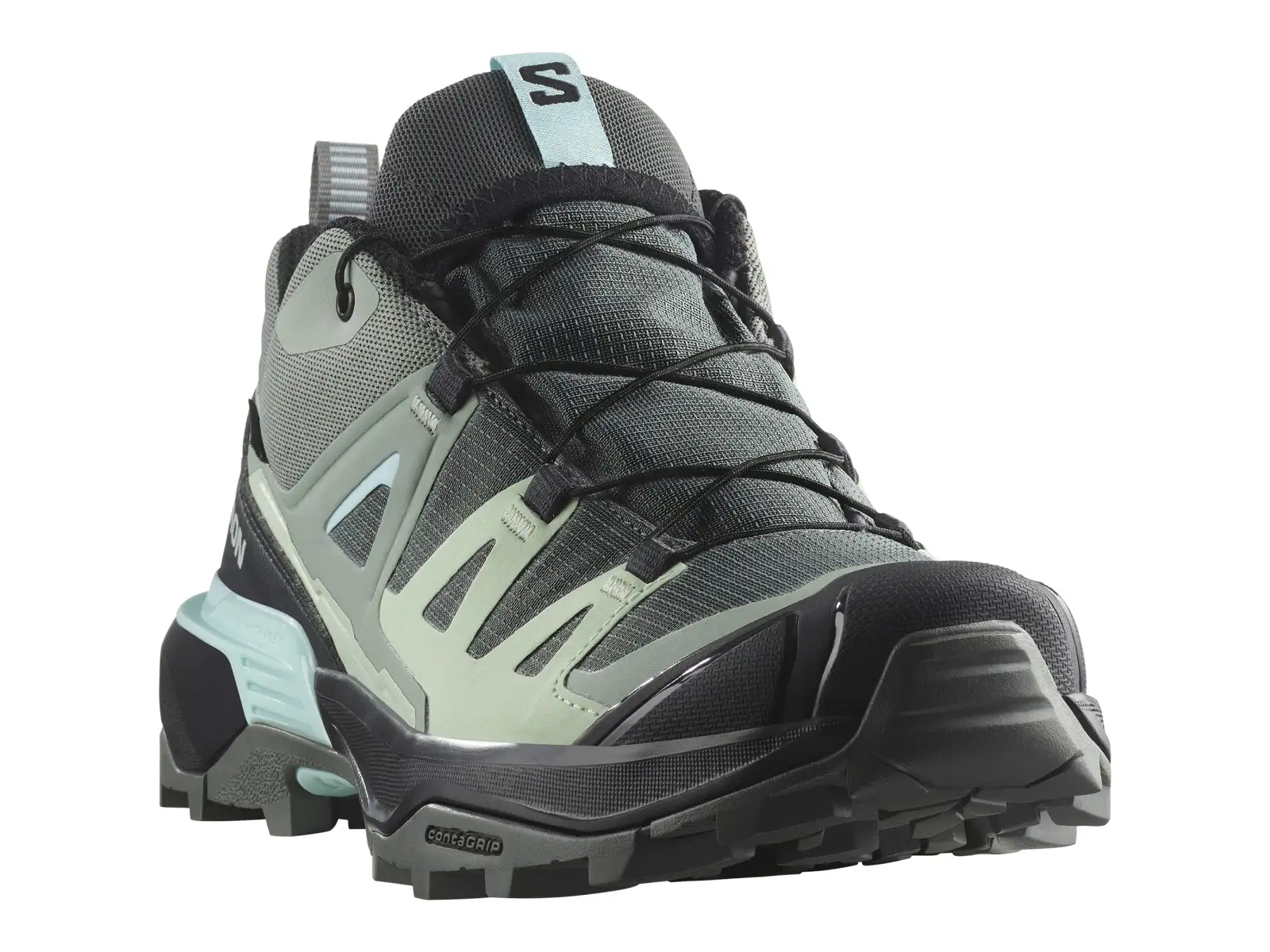 Salomon X Ultra 360 GTX Damen Wanderschuhe Sedona Sage/Black/Sea Foam
