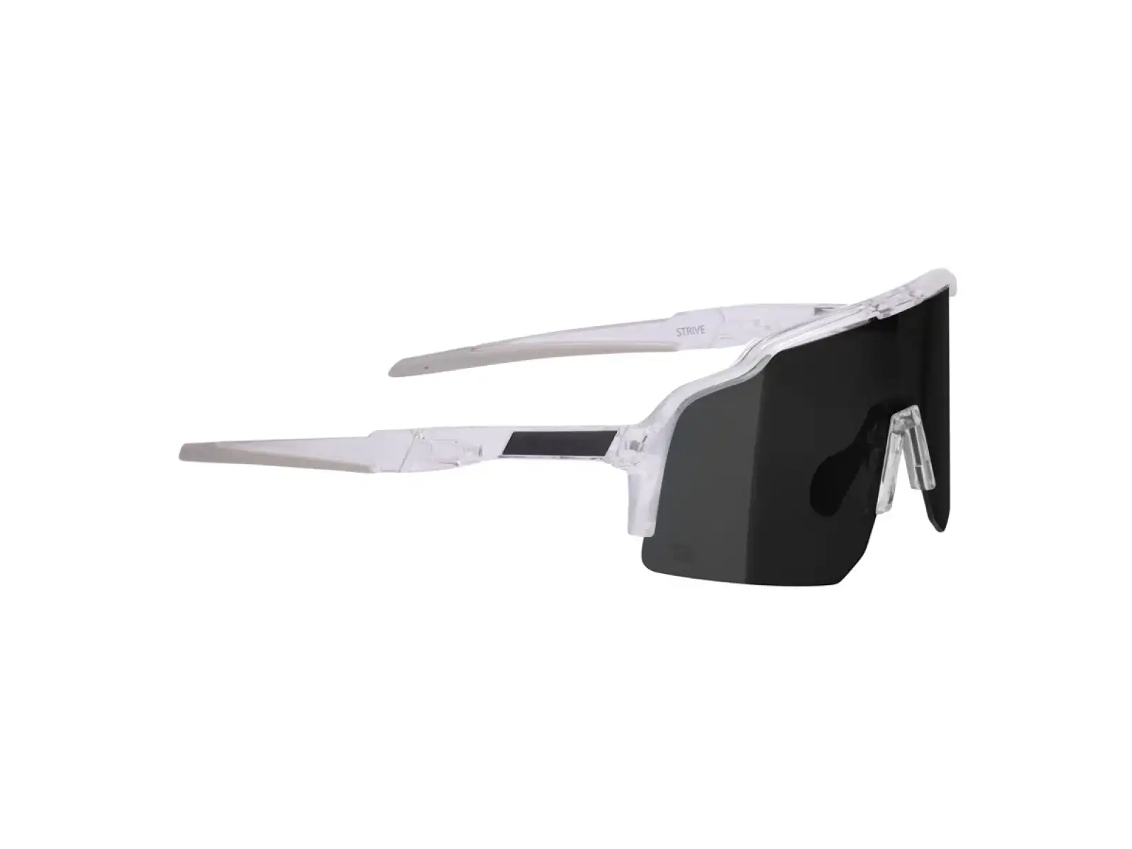 Force Strive Radbrille transparent/schwarz verspiegeltes Glas