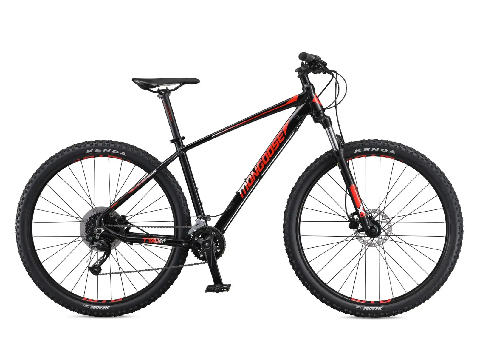 Mongoose Tyax 29 Sport Schwarz/Rot Mountainbike