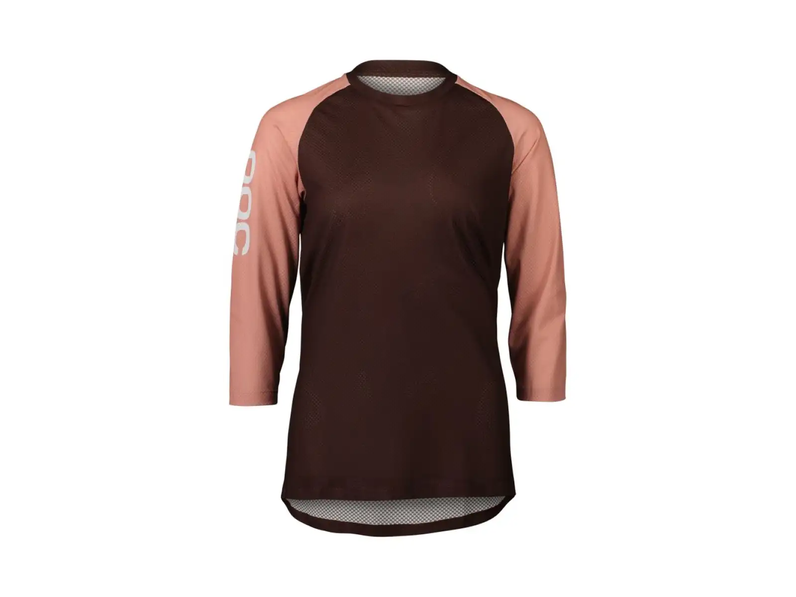 POC MTB Pure Damen-Trikot 3/4-Ärmeln Axinite Brown/Rock Salt