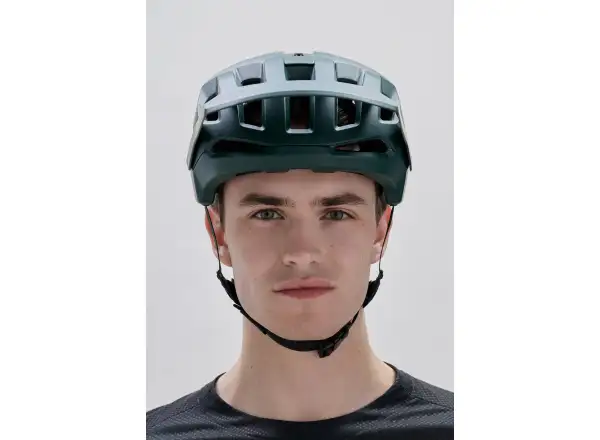 POC Kortal Race MIPS MTB Helm Pargasite Green Matt/Fluorescent Orange Matt