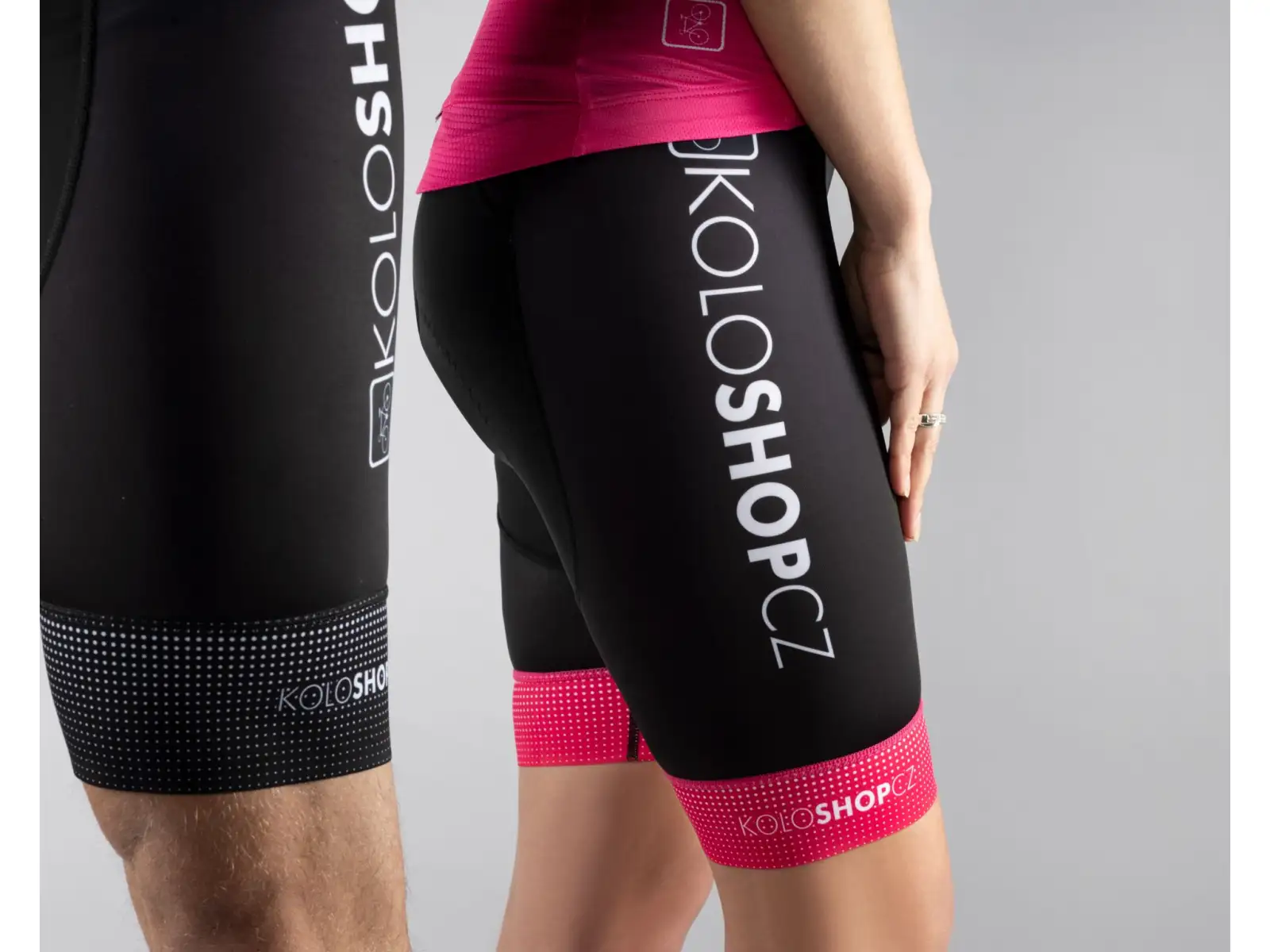 Koloshop Force Damen Shorts mit Einlage und Träger Lady Rosa