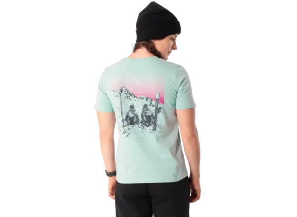 Dynafit Back Graphic Cotton Damen T-Shirt Kurzarm Cloud Blue/Twilight