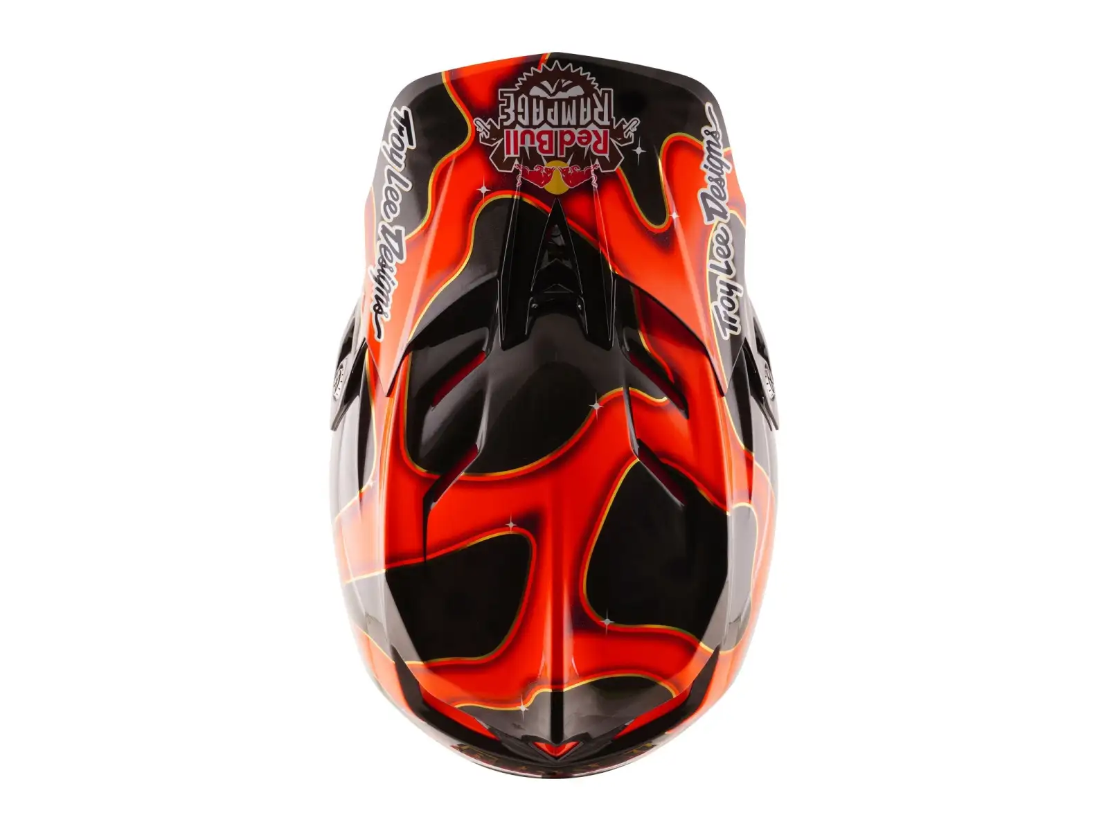 Troy Lee Designs D4 Carbon Red Bull Rampage Helm Dreamland Black